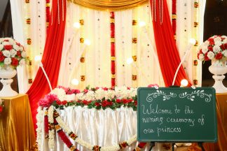 baby naming ceremony, taj baby naming, home ceremony, kulim, butterworth, traditional ceremony, traditional naming ceremony, bestiankelly photography, professional photographer, family portrait, group photo, detail setup, present, small event, simple event, family photo, kissing baby, baby shower