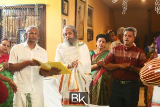 baby naming ceremony, taj baby naming, home ceremony, kulim, butterworth, traditional ceremony, traditional naming ceremony, bestiankelly photography, professional photographer, family portrait, group photo, detail setup, present, small event, simple event, family photo, kissing baby
