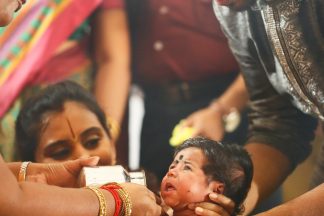 baby naming ceremony, taj baby naming, home ceremony, kulim, butterworth, traditional ceremony, traditional naming ceremony, bestiankelly photography, professional photographer, family portrait, group photo, detail setup, present, small event, simple event, family photo, kissing baby, baby shower